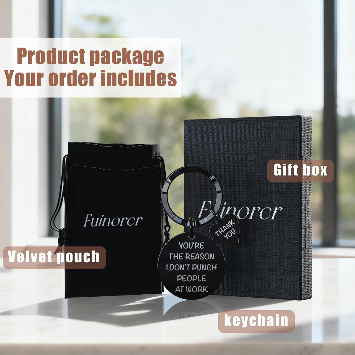 Funny Coworker Keychain – Farewell & Appreciation Gift - image 4