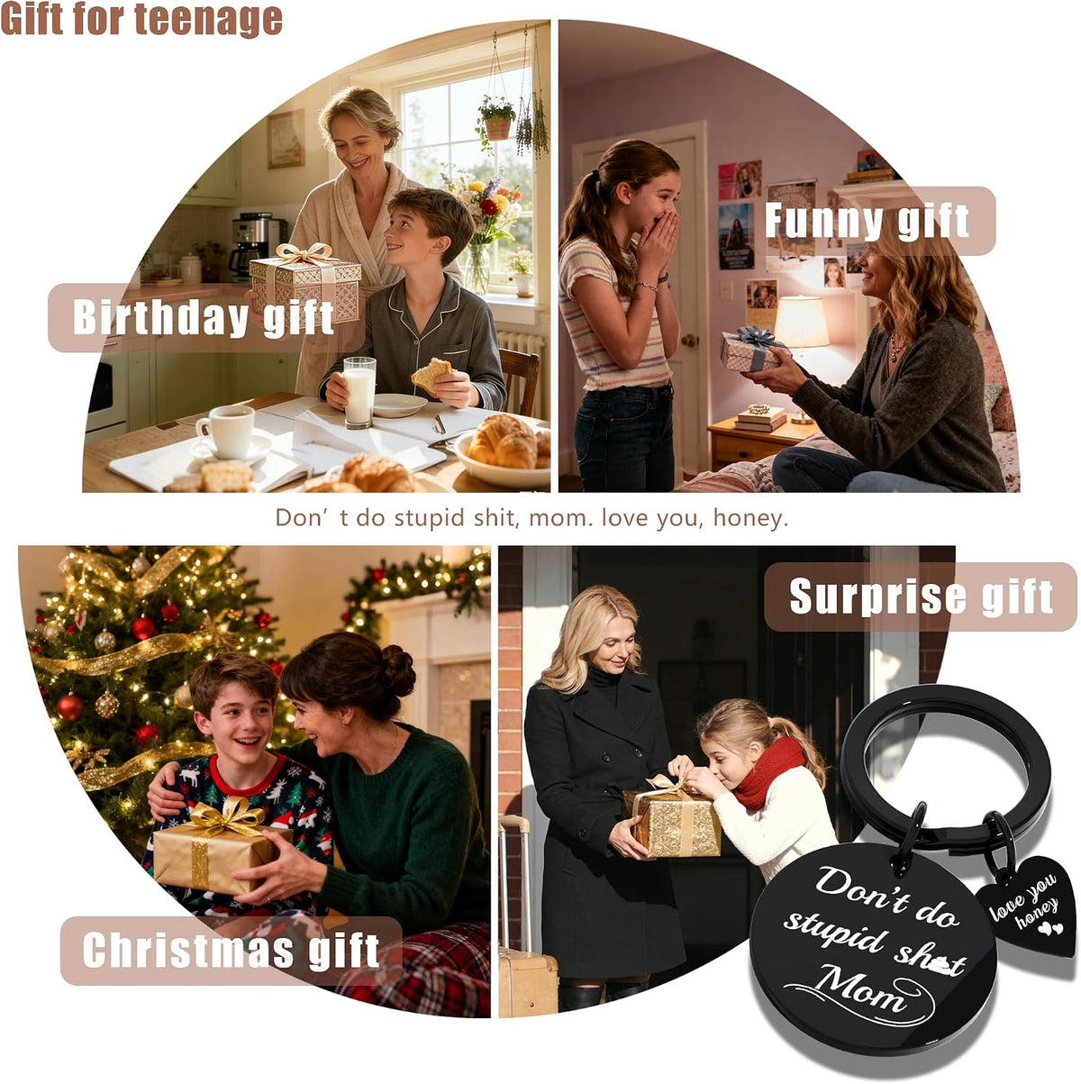 Teen Inspirational Keychain – Encouragement Gift with Gift Box - image 5