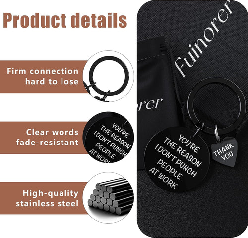 Funny Coworker Keychain – Farewell & Appreciation Gift - image 2